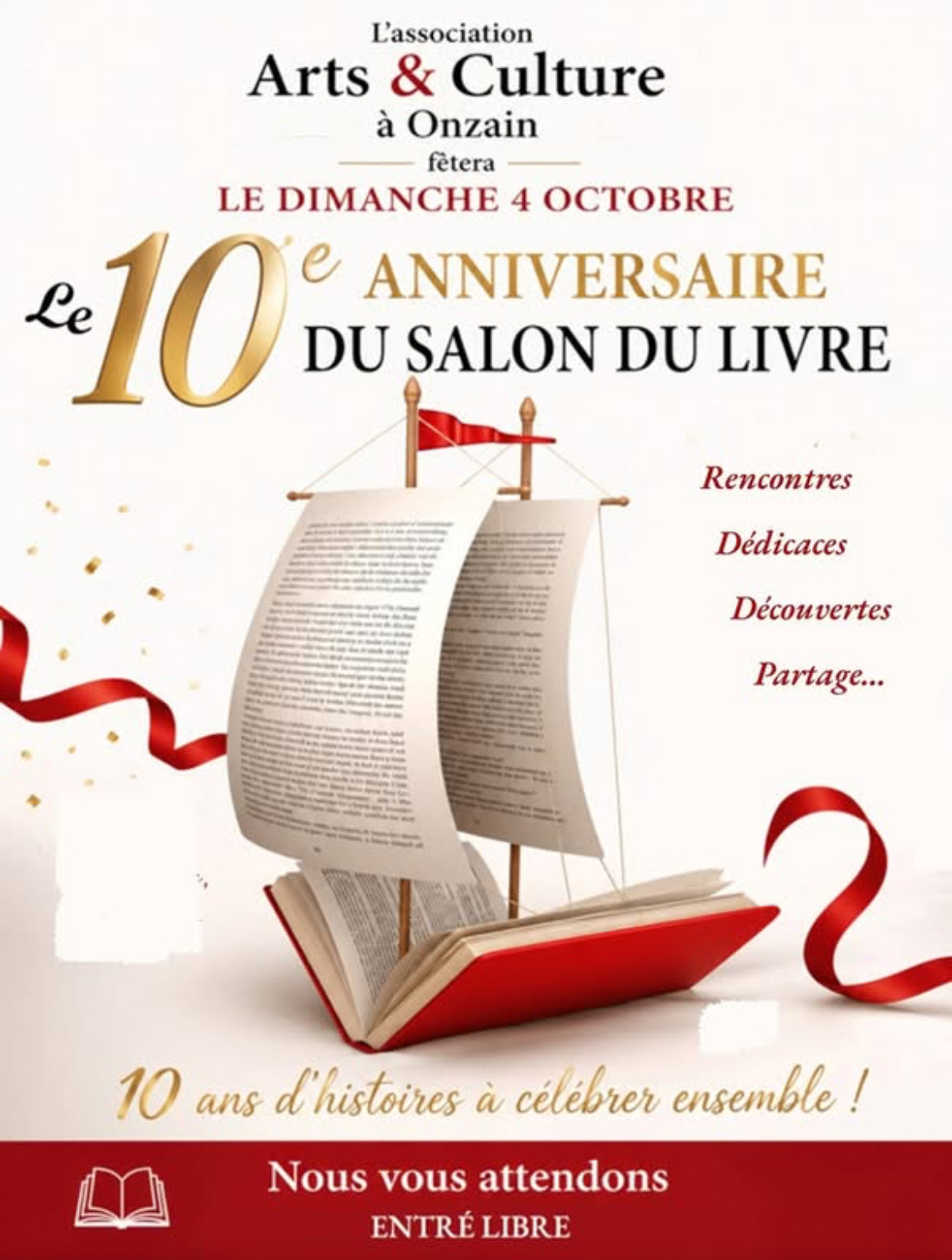 SALON DU LIVRE - ONZAIN - LOIR & CHER 